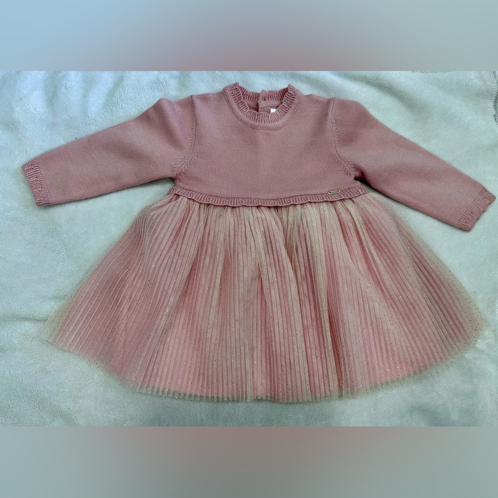 NWT Mayoral Soft Pink Tulle Dress 6-9 Months
